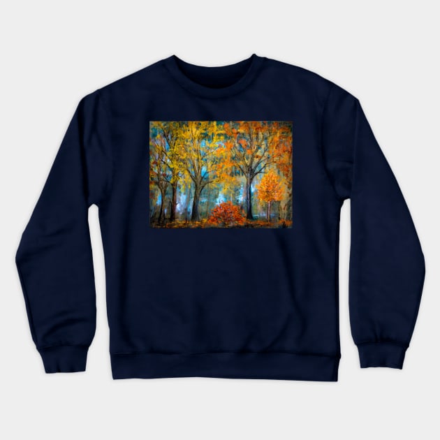 Autumn trees Crewneck Sweatshirt by redwitchart